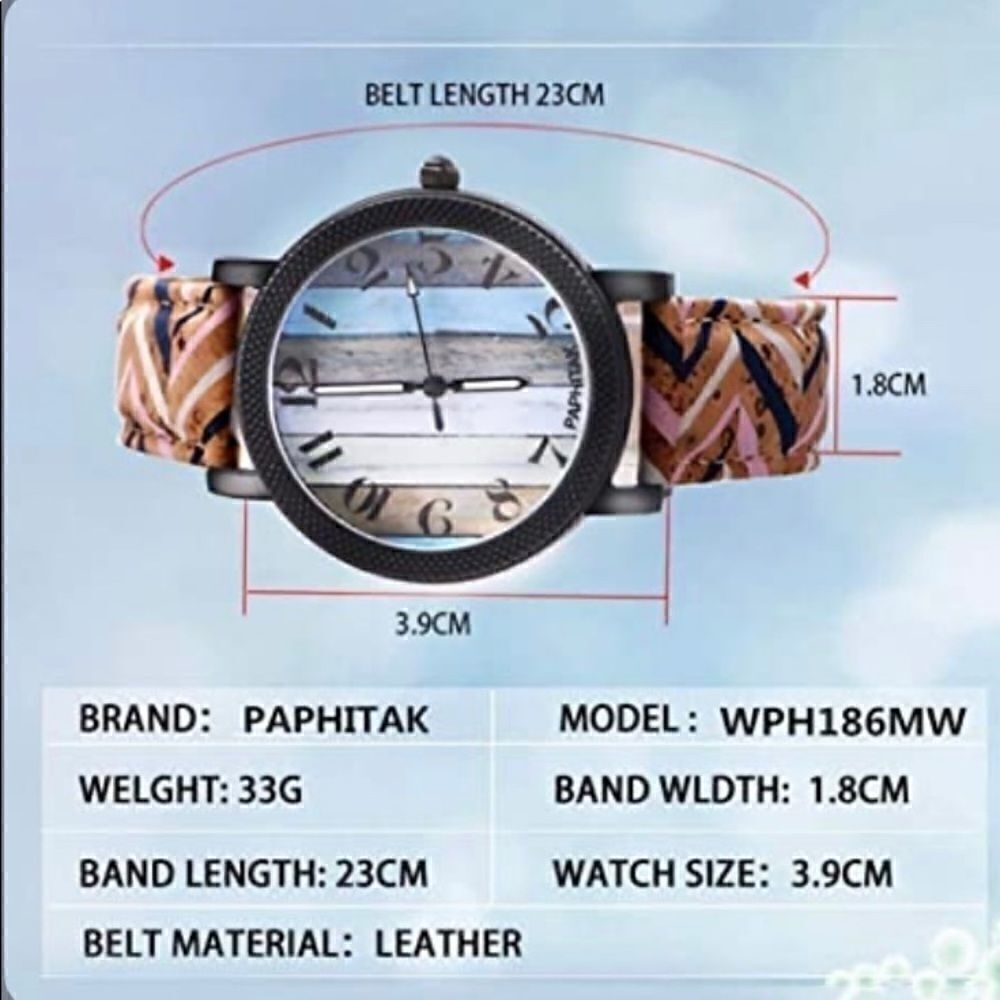 🎁Paphitak ladies fashion watch Retro charming Available in different colors 💥 - Picture 4 of 11